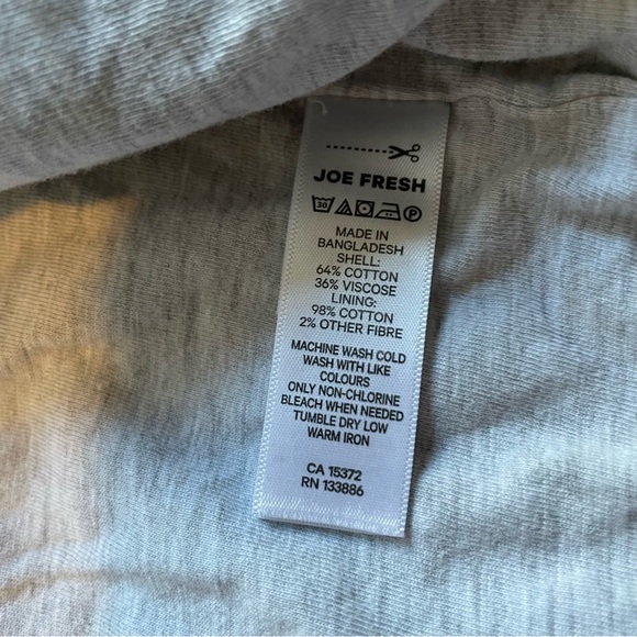 2T Joe Fresh Chambray Lined Light Jacket - Picture 7 of 8